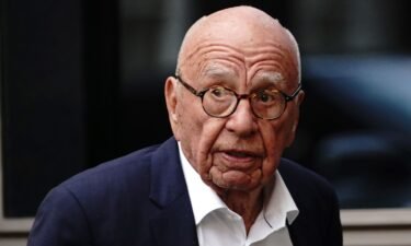 Rupert Murdoch is shown at his annual party at Spencer House