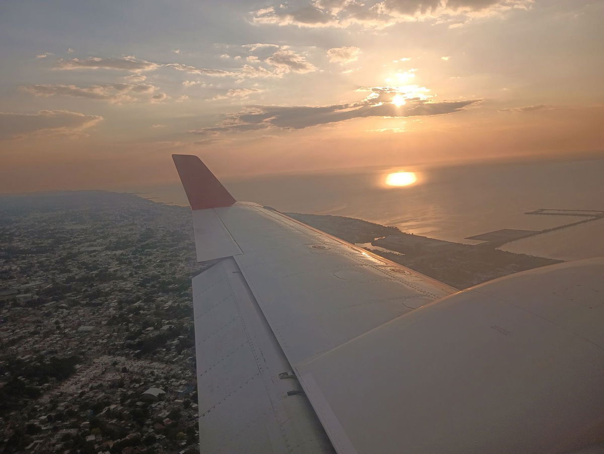 <i>University of Houston</i><br/>The University of Houston plane carrying the LiDAR laser mapping device that discovered the lost city over the bay and city of Campeche