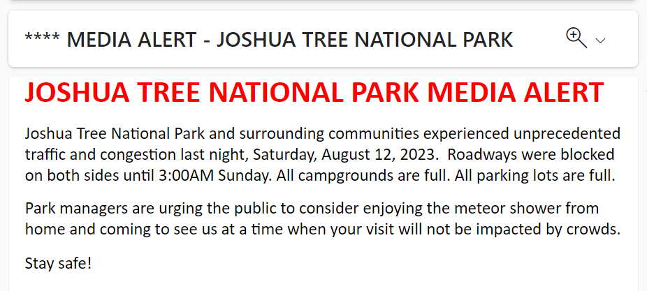 Park Newspaper - Joshua Tree National Park (U.S. National Park