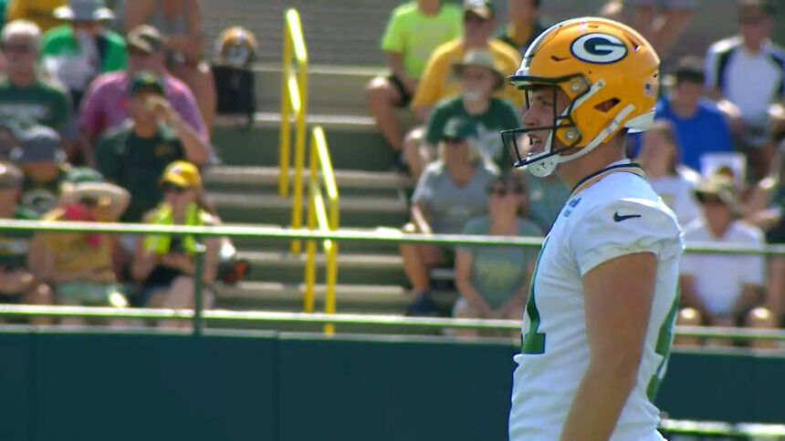 Packers punter Daniel Whelan, a Rancho Mirage High graduate, makes