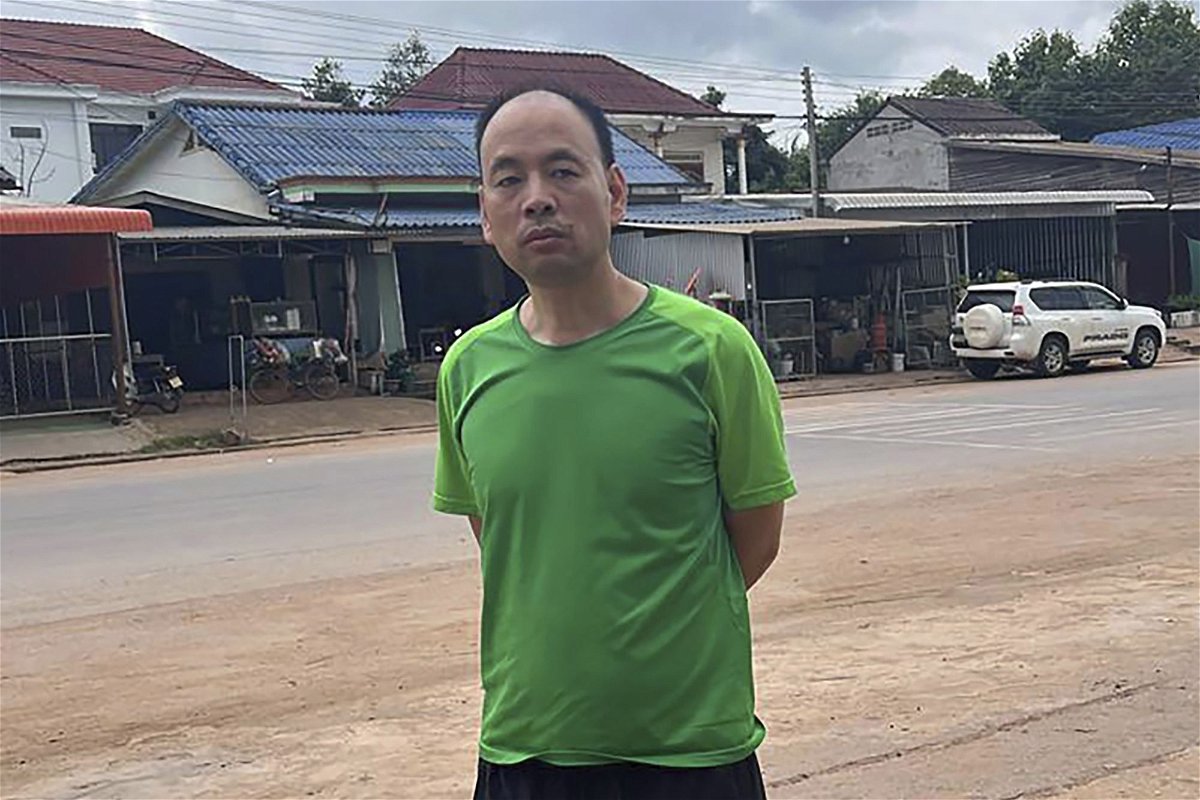 <i>Anonymous Source/AP</i><br/>Chinese rights lawyer Lu Siwei poses at an undisclosed location north of Vientiane