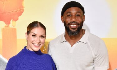 (From left) Allison Holker and Stephen "tWitch" Boss at the Los Angeles premiere of "Minions: The Rise of Gru" in 2022.