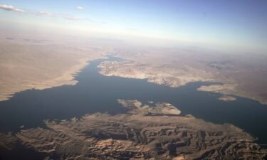 Lake Mead on July 11. The US Bureau of Reclamation announced it is easing water restrictions in the Lower Colorado River Basin next year.