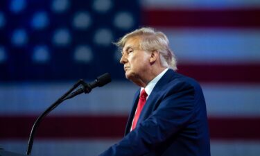 Former President Donald Trump speaks at the Conservative Political Action Conference on March 4 at National Harbor in Oxon Hill