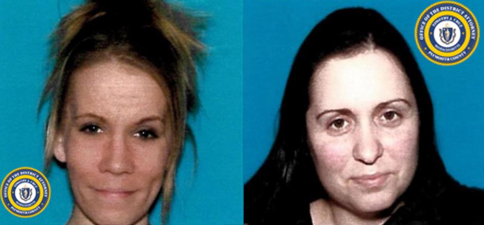 <i>PLYMOUTH COUNTY DA/WBZ</i><br/>Jacqueline White and Crystal Travis are accused of stealing $27