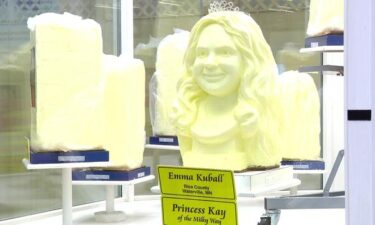 Kulzer's task is simple: turn 10 90-pound blocks of butter into the 10 finalists of the Princess Kay of the Milky Way contest.