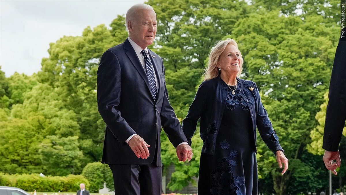 PHOTO: First Lady Jill Biden and Joe Biden, President of the United States, Photo Date: 5/18/2023