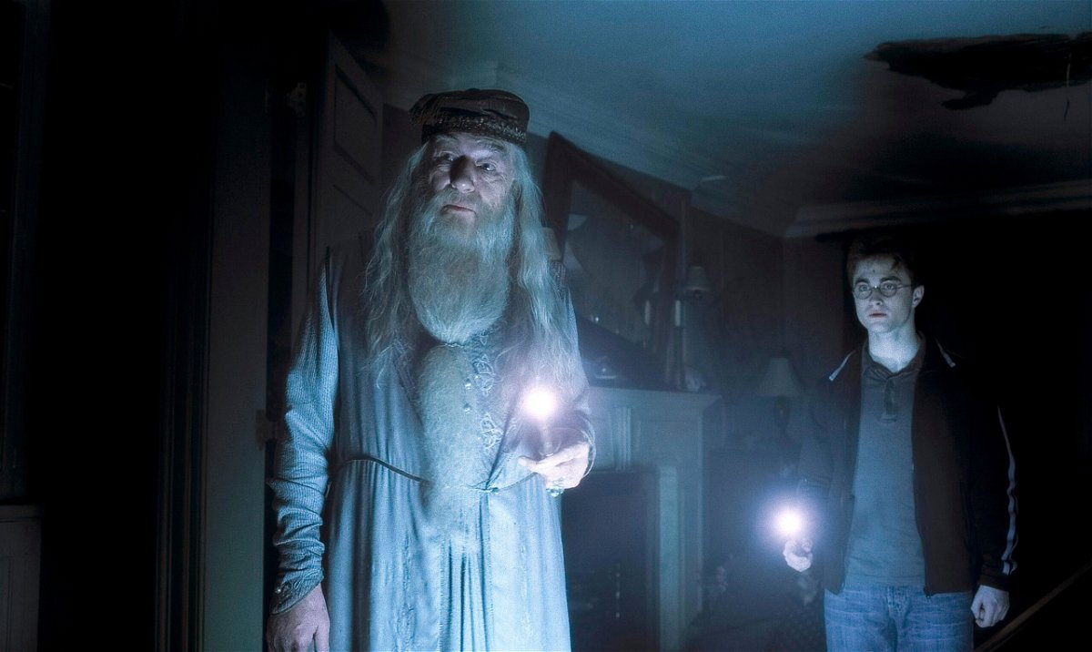 <i>Warner Bros./Alamy Stock Photo</i><br/>Michael Gambon and Daniel Radcliffe in 