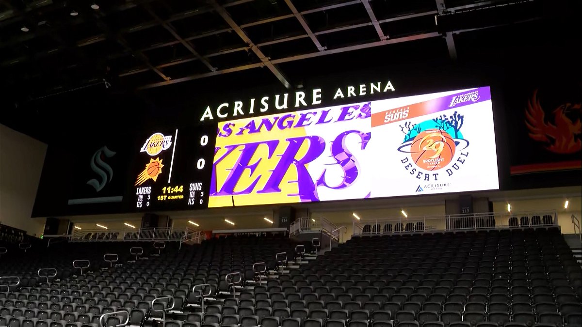 Los Angeles Lakers and Phoenix Suns to play NBA preseason game at Acrisure  Arena