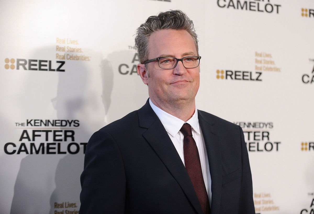 <i>Jason LaVeris/FilmMagic/Getty Images</i><br/>Matthew Perry attends the premiere of 