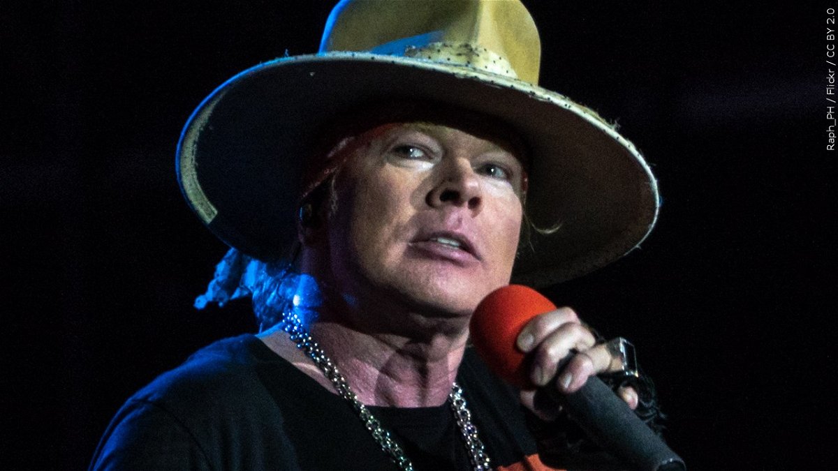 PHOTO: Axl Rose, lead vocalist of the hard rock band Guns N' Roses, Photo Date: 7/9/2018