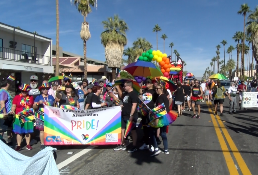 Palm Springs Pride Parade takes over Palm Canyon Drive KESQ