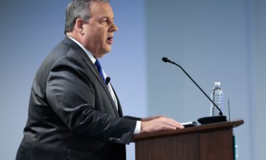 Former New Jersey Gov. Chris Christie speaks at the Hudson Institute  in Washington