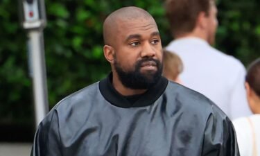 Kanye West is seen on May 13