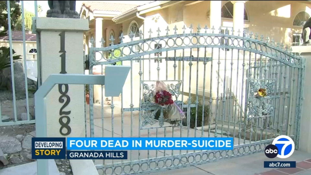 <i>KABC</i><br/>The lone survivor of a horrific murder-suicide that took four lives in Granada Hills was an adult woman with special needs who was the daughter of the suspected gunman