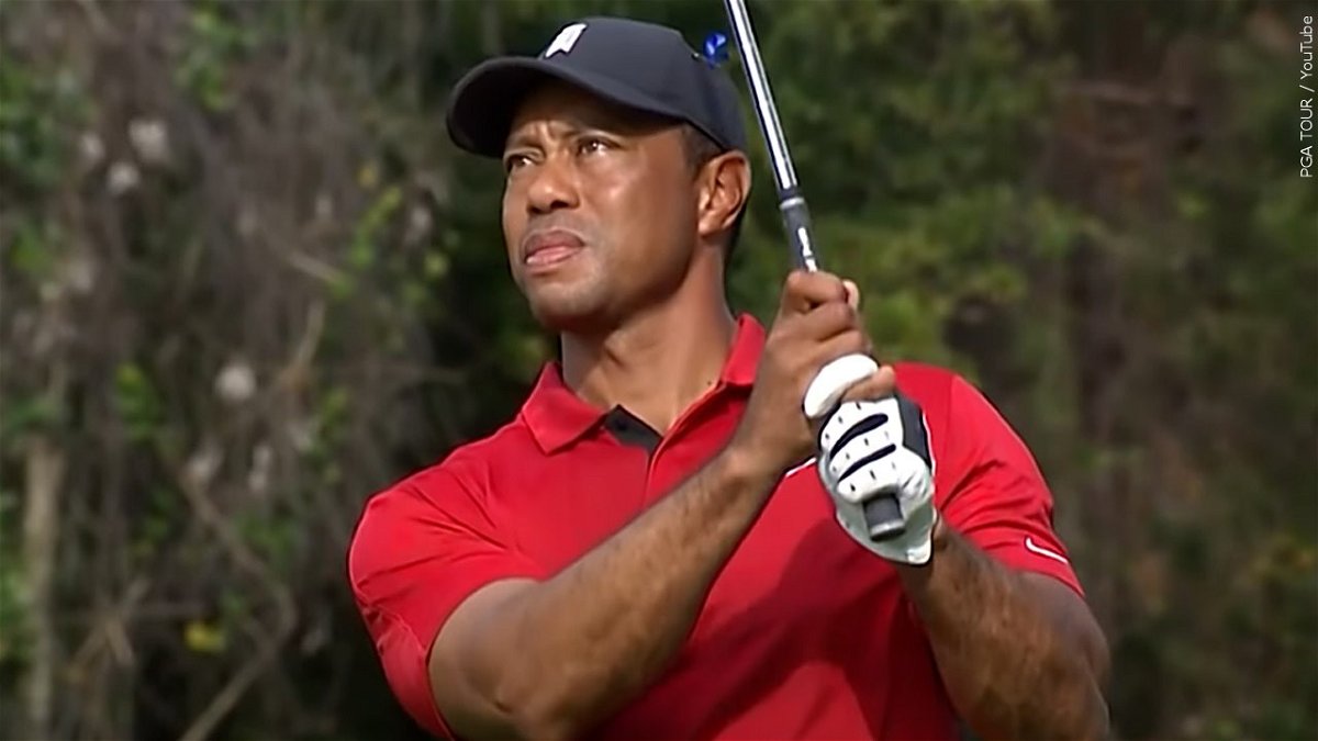 PHOTO: Tiger Woods at the 2021 PNC Championship, Photo Date: 12/19/2021
