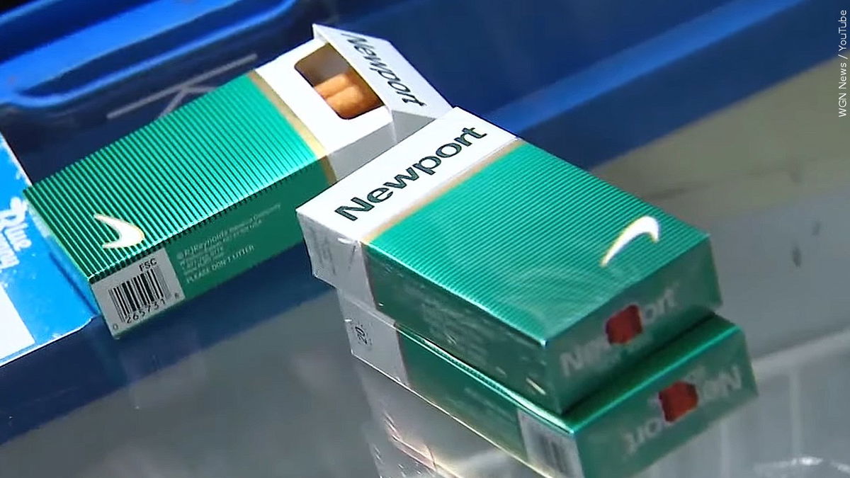 PHOTO: Newport menthol flavored cigarettes, Photo Date: 04/29/2021