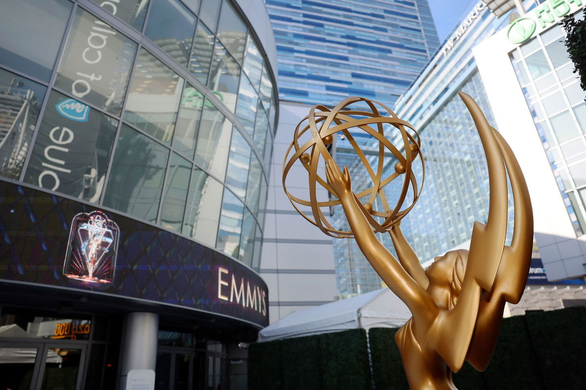 <i>Allen J. Schaben/Los Angeles Times/Getty Images</i><br/>The 75th Primetime Emmy Awards at the Peacock Theater in Los Angeles on Monday.