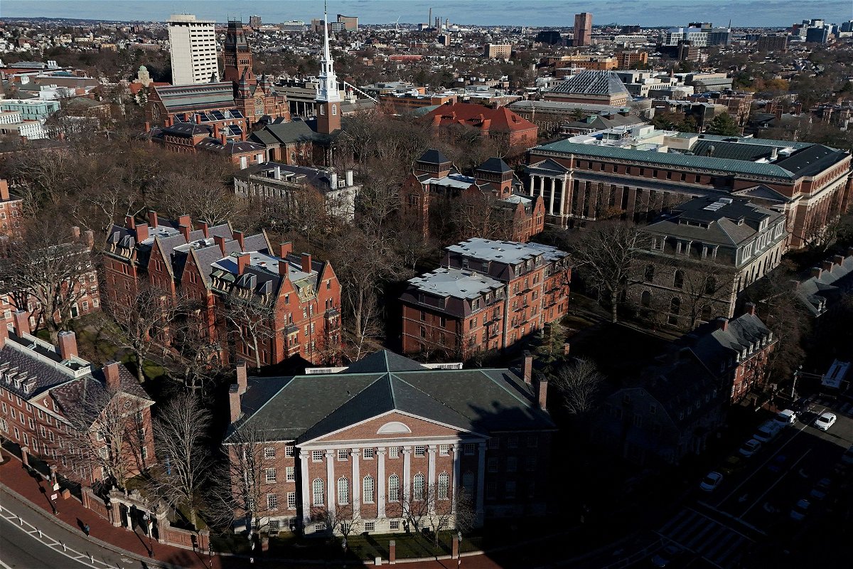 <i>BRIAN SNYDER/X90051/REUTERS</i><br/>Israeli hostage posters that were hung up at Harvard University had been vandalized with antisemitic messages just as students returned from winter break.