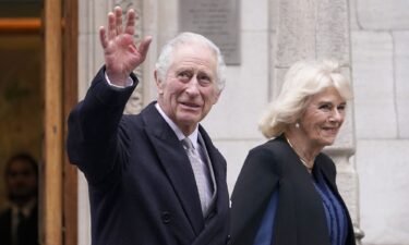King Charles and Queen Camilla are seen here leaving a London hospital last week.