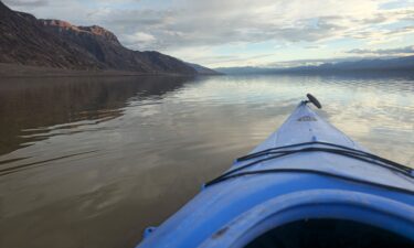 Kayaking at Badwater Basin on February 9