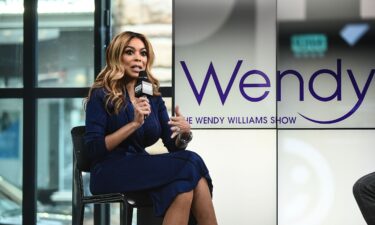 Wendy Williams in 2017 on the set of her show.