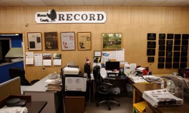 Pictured is the Marion County Record newsroom in Marion