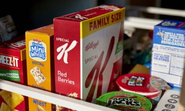 Kellogg's Frosted Mini Wheats and Special K cereals arranged in Germantown