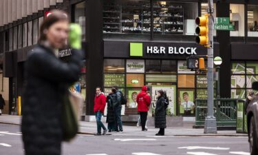 An H&R Block office in New York