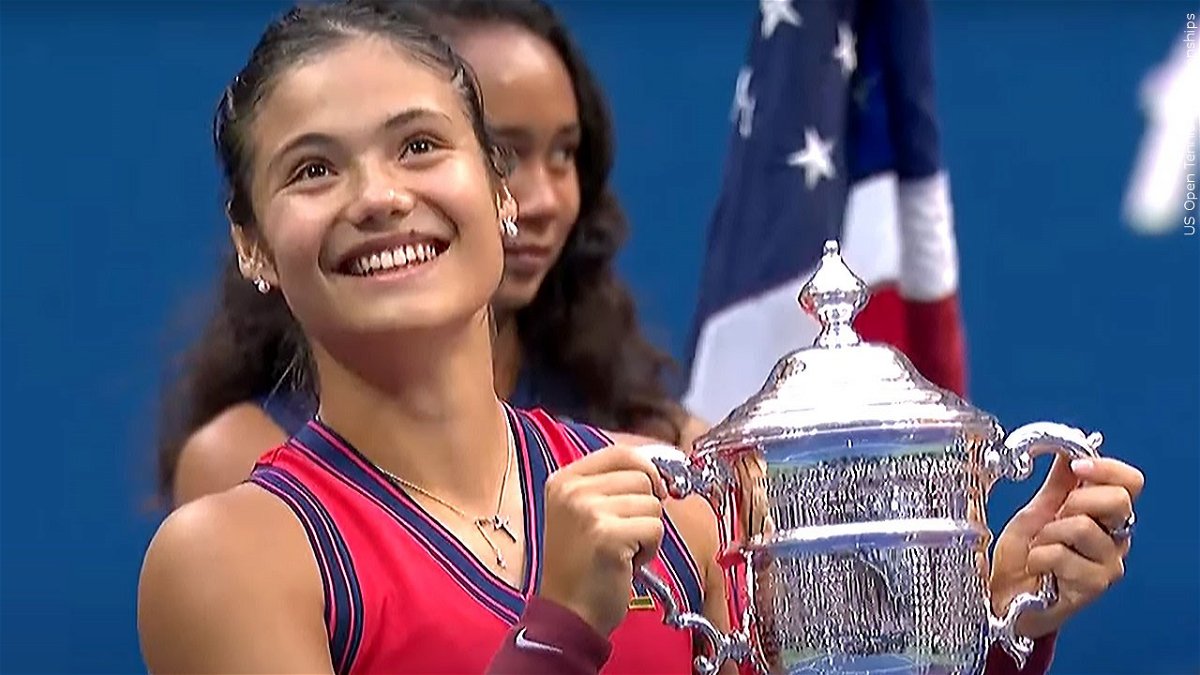 PHOTO: Emma Raducanu becomes first British woman in 44 years to win Grand Slam at the 2021 US Open, Photo Date: 9/11/2021