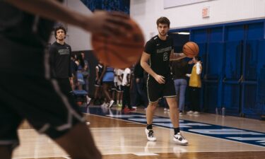 Dartmouth men's basketball team during a game on February 16 between Dartmouth and Columbia University in New York City.