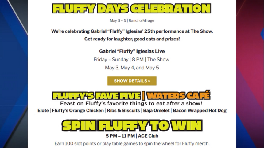 Agua Caliente discusses their 'Fluffy Days' celebration featuring ...