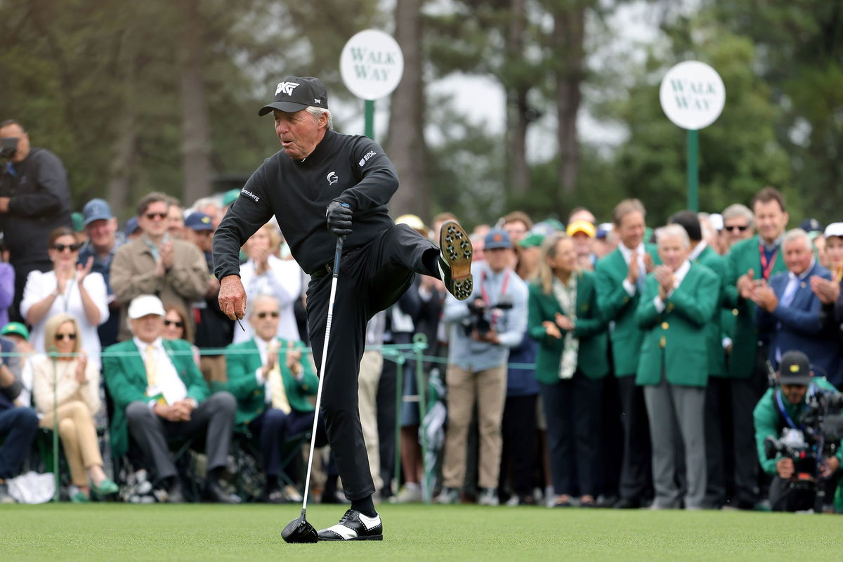 <i>Walter Iooss Jr./Sports Illustrated/Getty Images via CNN Newsource</i><br/>Player drives from the tee at the 1965 US Open.