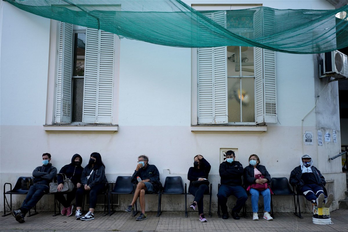 <i>Natacha Pisarenko/AP via CNN Newsource</i><br/>Patients with dengue symptoms wait to be attended at a hospital amid a surge in cases nationwide in Buenos Aires