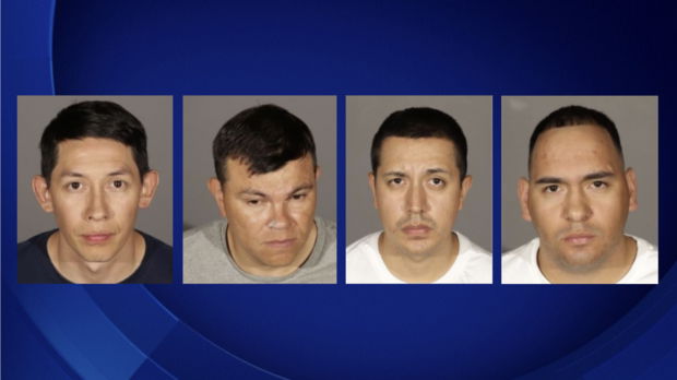 <i>Glendale Police Department/KCAL/KCBS via CNN Newsource</i><br/>Police have arrested four members of an alleged international ring of 