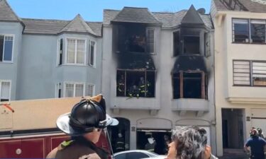 Roughly 100 people attended a barbeque fundraiser on Sunday evening to help a beloved San Francisco dog walker and his family after a fire gutted their home.