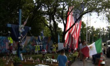 The memorial set up on Fort Armistead Road also hit a milestone on Saturday: a final vigil. The artist who helped start the memorial is now trying to find it a permanent home.