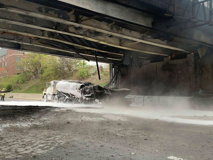 I-95 Reopens In Connecticut After Gas Tanker Fire Damaged Norwalk 