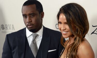 Sean Combs and Cassie Ventura are seen in security video in 2016.