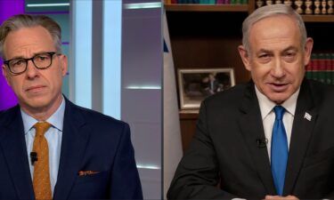 ‘A pack of lies.’ Israeli Prime Minister Benjamin Netanyahu interviewed by CNN's Jake Tapper on May 21 denies he is starving civilians in Gaza as a method of war.