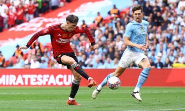 Alejandro Garnacho scored Manchester United's first goal.