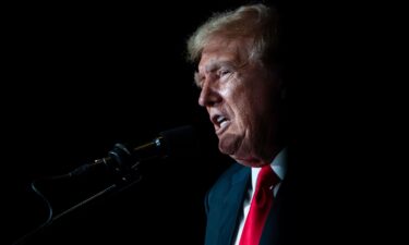 Former President Donald Trump delivers remarks at the Libertarian National Convention at the Washington Hilton in Washington