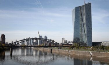 The European Central Bank building in Frankfurt