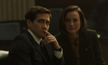 Jake Gyllenhaal and Renate Reinsve in "Presumed Innocent