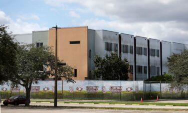 The 1200 building at Marjory Stoneman Douglas High School