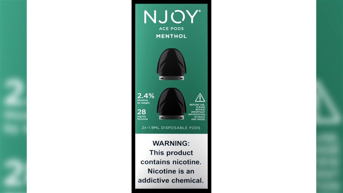 <i>NJOY/AP via CNN Newsource</i><br/>Four menthol vaping products were authorized by the US Food and Drug Administration on Friday