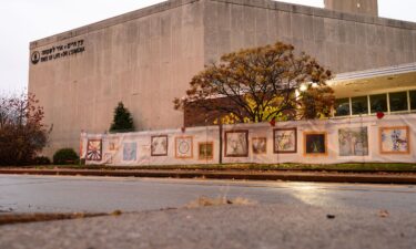 The Tree of Life synagogue on the fifth anniversary of the attack in October 2023