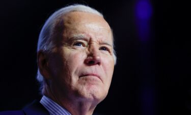 President Joe Biden attends a campaign event in Manassas