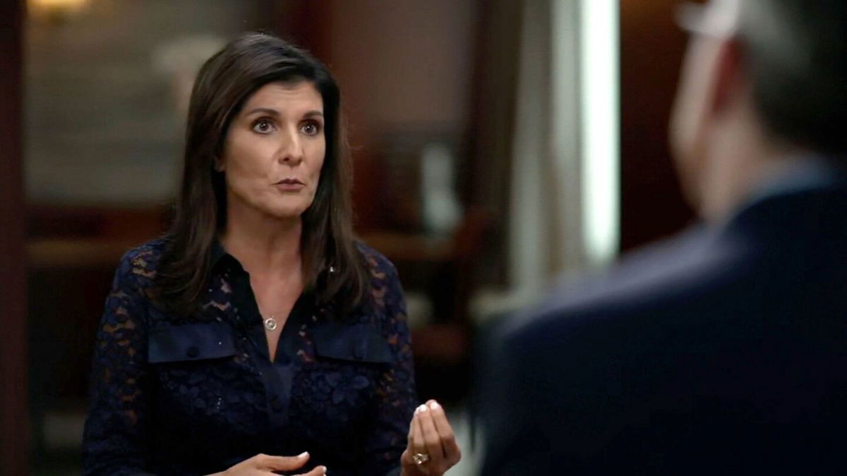 <i>CNN via CNN Newsource</i><br/>Former South Carolina Gov. Nikki Haley speaks to CNN's Jake Tapper in an interview on July 25