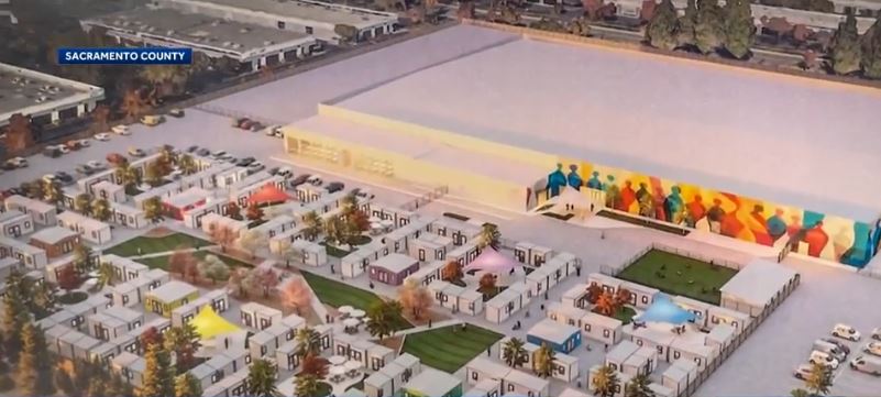 <i>Sacramento County/KCRA via CNN Newsource</i><br/>An empty warehouse in North Highlands is set to be transformed into Sacramento County's largest homeless shelter.